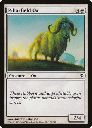 Pillarfield Ox [Zendikar] MTG Single Magic: The Gathering  | Multizone: Comics And Games