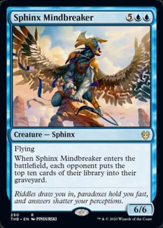 Sphinx Mindbreaker [Theros Beyond Death] MTG Single Magic: The Gathering  | Multizone: Comics And Games