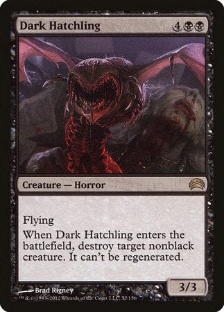 Dark Hatchling [Planechase 2012] MTG Single Magic: The Gathering  | Multizone: Comics And Games