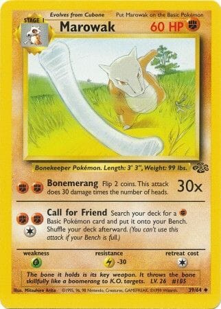 Marowak (39/64) [Jungle Unlimited] Pokemon Single Pokémon  | Multizone: Comics And Games