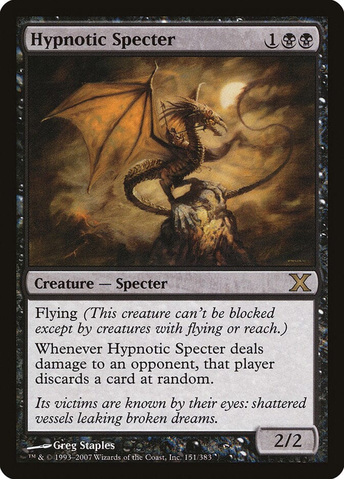 Hypnotic Specter [Tenth Edition] MTG Single Magic: The Gathering  | Multizone: Comics And Games