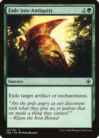 Fade into Antiquity [Conspiracy: Take the Crown] MTG Single Magic: The Gathering  | Multizone: Comics And Games