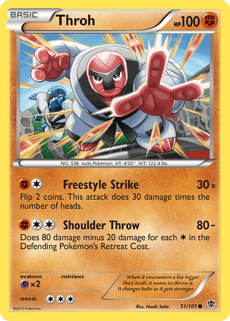 Throh (51/101) [Black & White: Plasma Blast] Pokemon Single Pokémon  | Multizone: Comics And Games