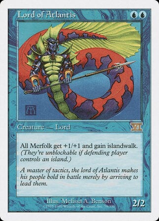 Lord of Atlantis [Classic Sixth Edition] MTG Single Magic: The Gathering  | Multizone: Comics And Games