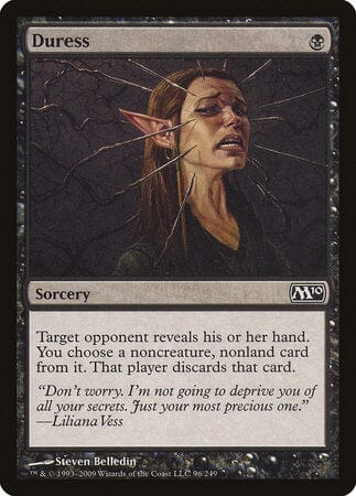 Duress [Magic 2010] MTG Single Magic: The Gathering  | Multizone: Comics And Games