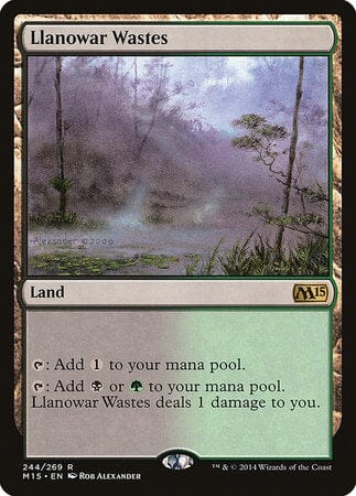 Llanowar Wastes [Magic 2015] MTG Single Magic: The Gathering  | Multizone: Comics And Games