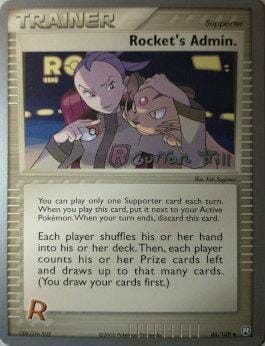 Rocket's Admin. (86/109) (Bright Aura - Curran Hill's) [World Championships 2005] Pokemon Single Pokémon  | Multizone: Comics And Games
