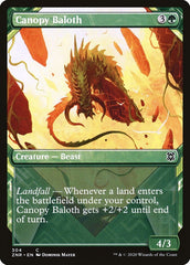 Canopy Baloth (Showcase) [Zendikar Rising] MTG Single Magic: The Gathering  | Multizone: Comics And Games