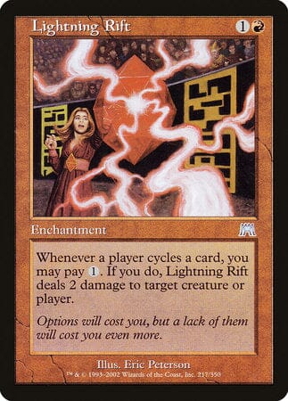 Lightning Rift [Onslaught] MTG Single Magic: The Gathering  | Multizone: Comics And Games