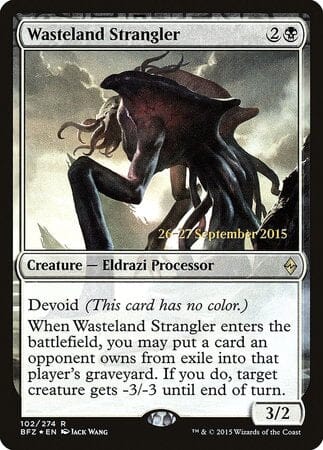 Wasteland Strangler [Battle for Zendikar Promos] MTG Single Magic: The Gathering  | Multizone: Comics And Games
