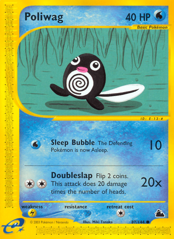 Poliwag (87/144) [Skyridge] Pokemon Single Pokémon  | Multizone: Comics And Games