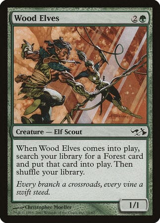 Wood Elves [Duel Decks: Elves vs. Goblins] MTG Single Magic: The Gathering  | Multizone: Comics And Games