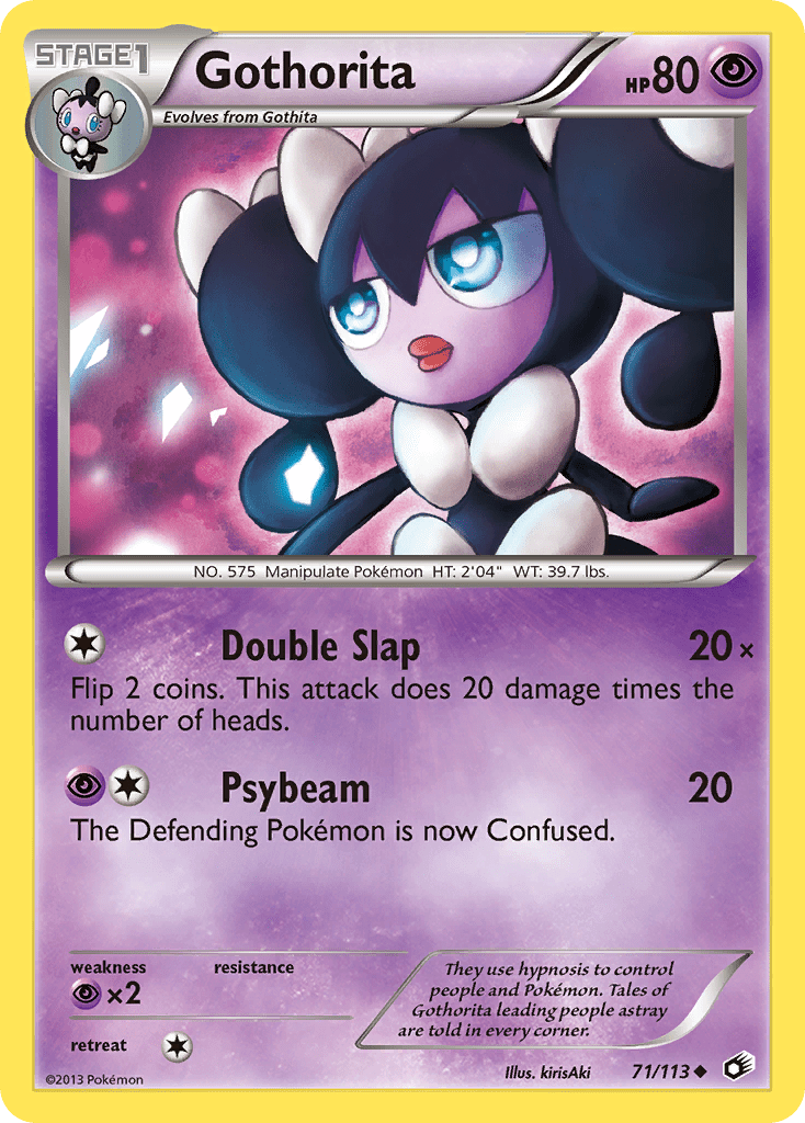 Gothorita (71/113) [Black & White: Legendary Treasures] Pokemon Single Pokémon  | Multizone: Comics And Games