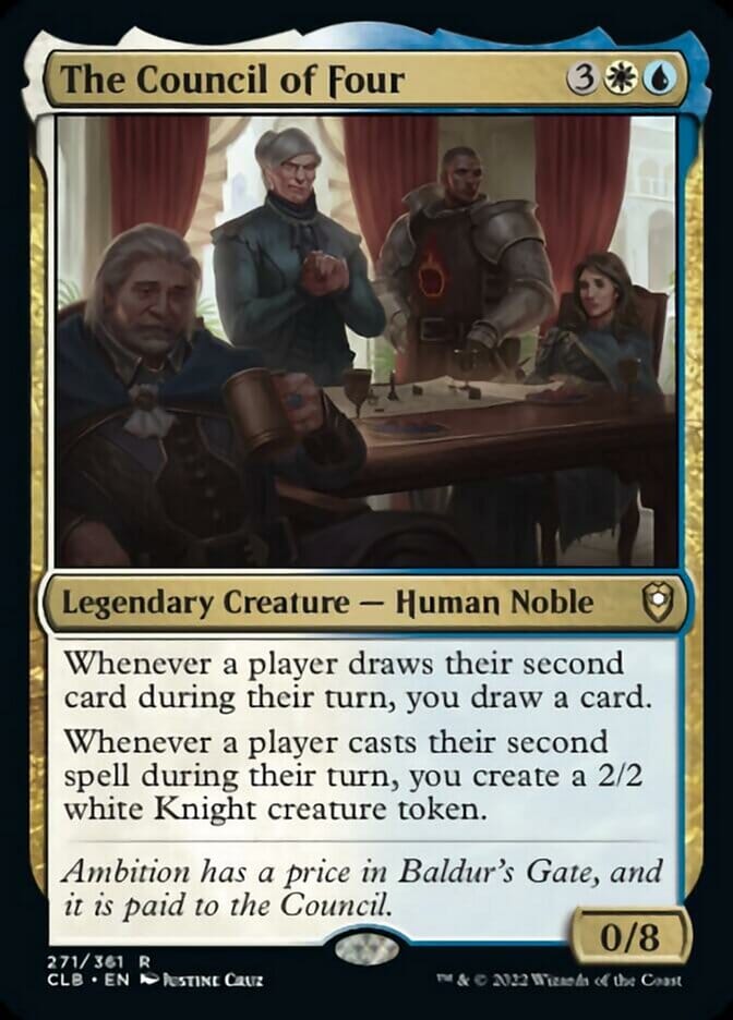 The Council of Four [Commander Legends: Battle for Baldur's Gate] MTG Single Magic: The Gathering  | Multizone: Comics And Games