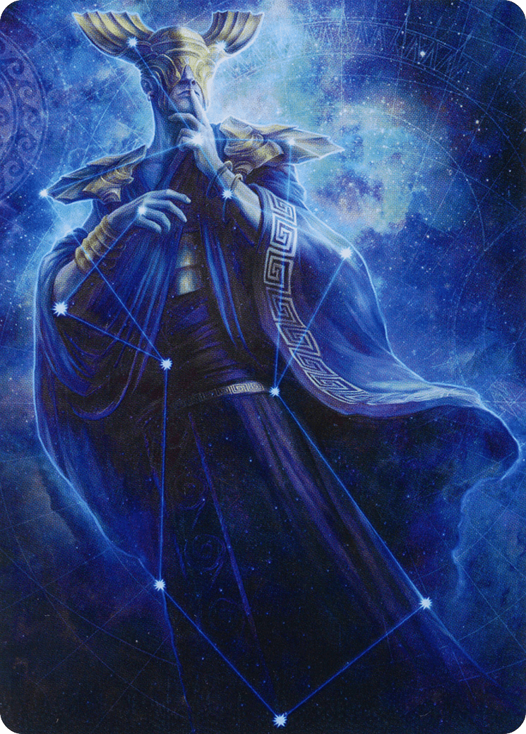 Atris, Oracle of Half-Truths Art Card [March of the Machine Art Series] MTG Single Magic: The Gathering  | Multizone: Comics And Games