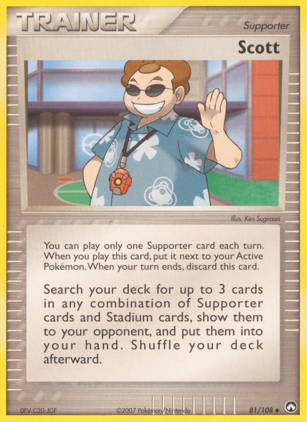 Scott (81/108) [EX: Power Keepers] Pokemon Single Pokémon  | Multizone: Comics And Games