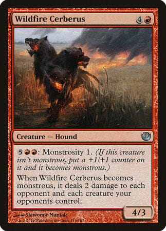Wildfire Cerberus [Journey into Nyx] MTG Single Magic: The Gathering  | Multizone: Comics And Games