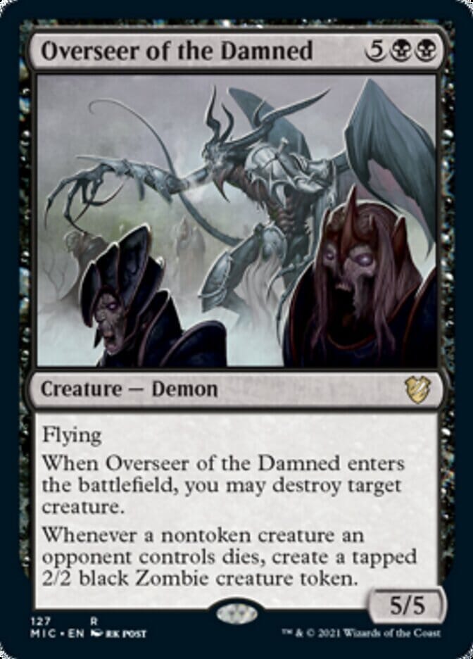 Overseer of the Damned [Innistrad: Midnight Hunt Commander] MTG Single Magic: The Gathering  | Multizone: Comics And Games