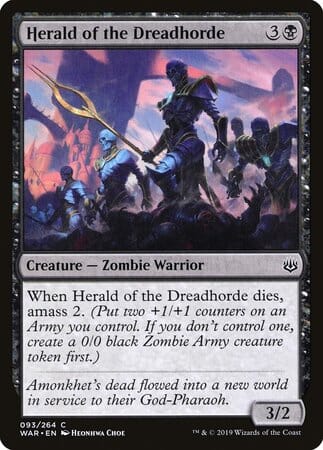 Herald of the Dreadhorde [War of the Spark] MTG Single Magic: The Gathering  | Multizone: Comics And Games