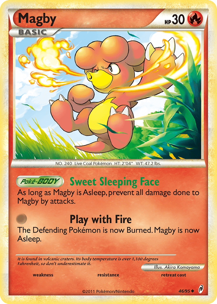 Magby (46/95) [HeartGold & SoulSilver: Call of Legends] Pokemon Single Pokémon  | Multizone: Comics And Games