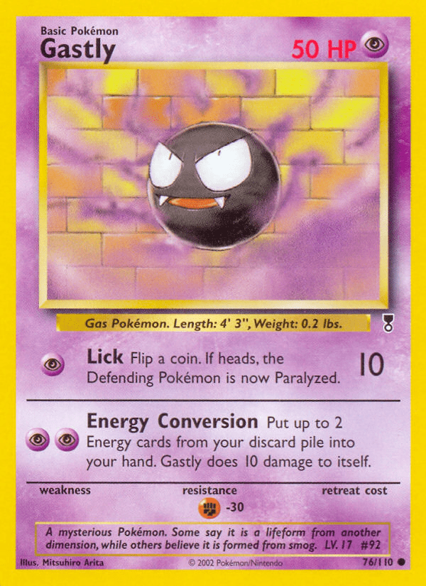 Gastly (76/110) [Legendary Collection] Pokemon Single Pokémon  | Multizone: Comics And Games