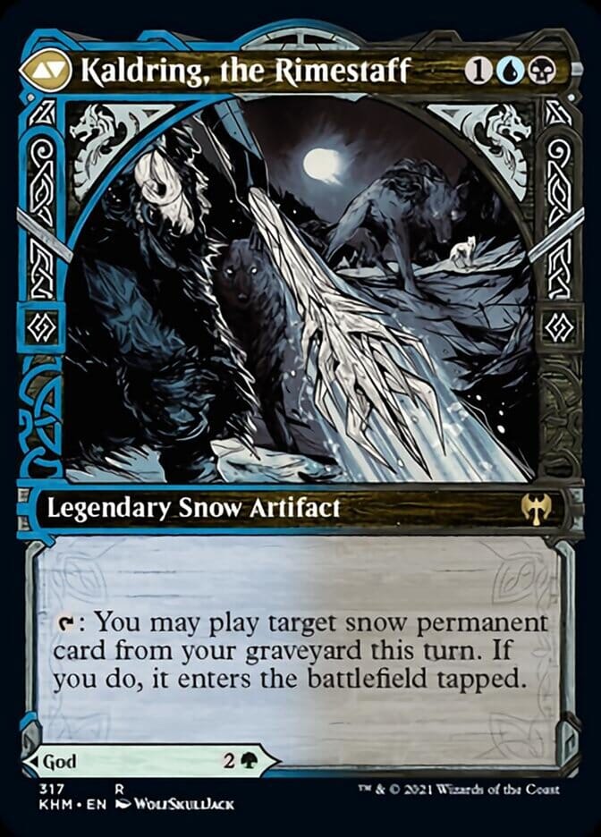 Jorn, God of Winter // Kaldring, the Rimestaff (Showcase) [Kaldheim] MTG Single Magic: The Gathering  | Multizone: Comics And Games