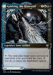 Jorn, God of Winter // Kaldring, the Rimestaff (Showcase) [Kaldheim] MTG Single Magic: The Gathering  | Multizone: Comics And Games