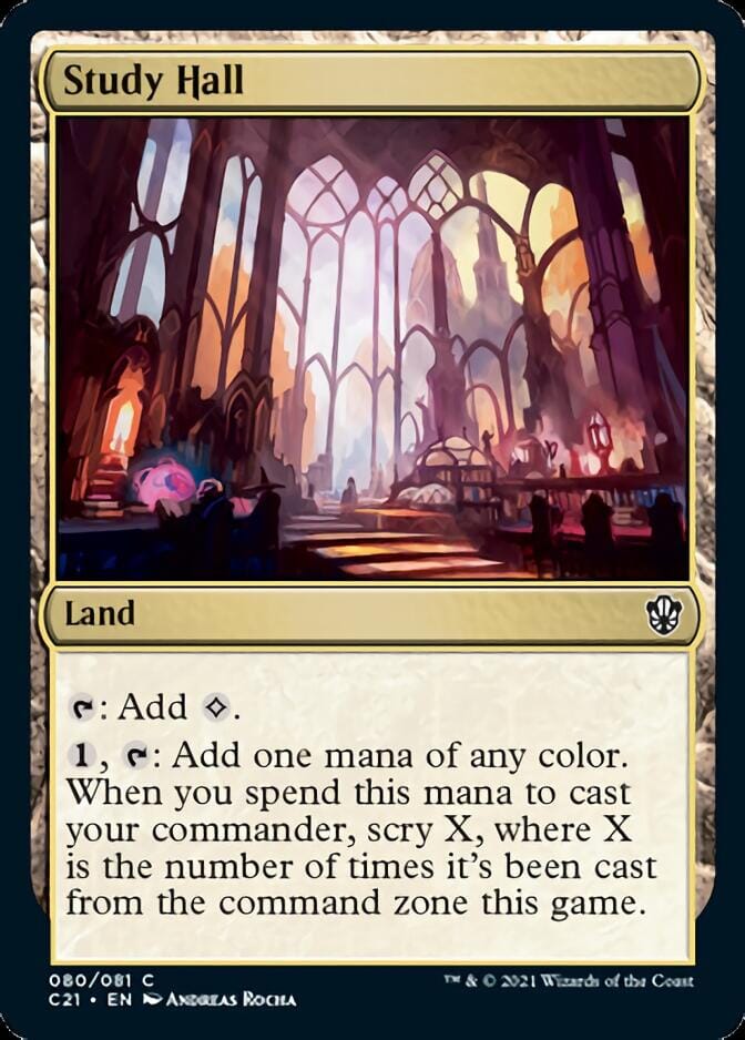 Study Hall [Commander 2021] MTG Single Magic: The Gathering  | Multizone: Comics And Games