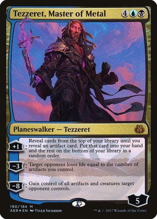 Tezzeret, Master of Metal [Aether Revolt] MTG Single Magic: The Gathering  | Multizone: Comics And Games
