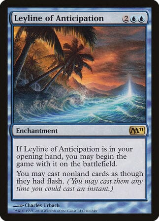 Leyline of Anticipation [Magic 2011] MTG Single Magic: The Gathering  | Multizone: Comics And Games