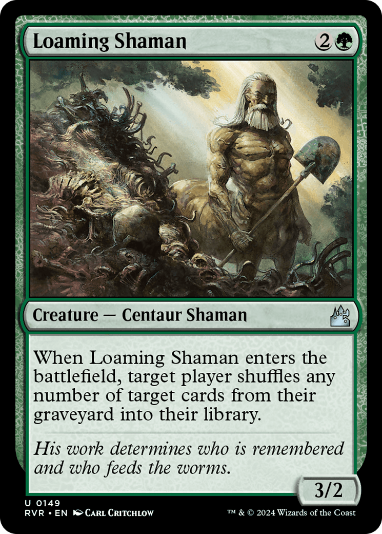 Loaming Shaman [Ravnica Remastered] MTG Single Magic: The Gathering  | Multizone: Comics And Games