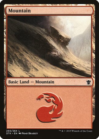 Mountain (260) [Dragons of Tarkir] MTG Single Magic: The Gathering  | Multizone: Comics And Games