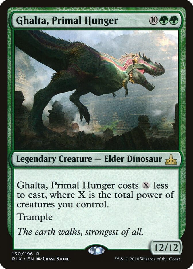 Ghalta, Primal Hunger [Rivals of Ixalan] MTG Single Magic: The Gathering  | Multizone: Comics And Games