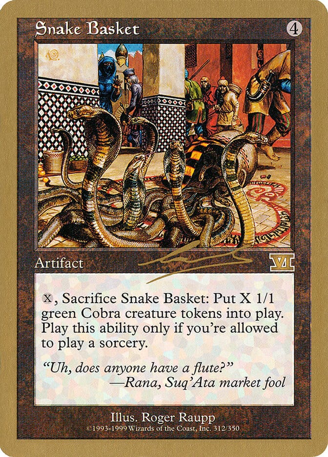 Snake Basket (Nicolas Labarre) [World Championship Decks 2000] MTG Single Magic: The Gathering  | Multizone: Comics And Games