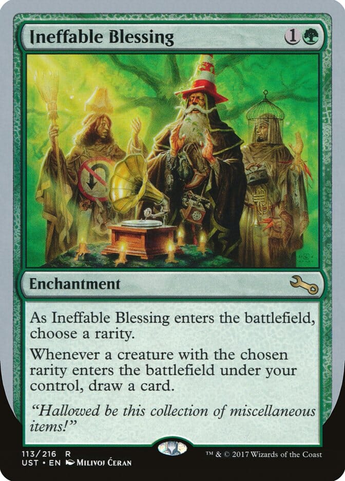 Ineffable Blessing ("choose a rarity") [Unstable] MTG Single Magic: The Gathering  | Multizone: Comics And Games