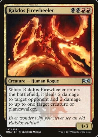 Rakdos Firewheeler [Ravnica Allegiance] MTG Single Magic: The Gathering  | Multizone: Comics And Games