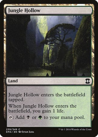 Jungle Hollow [Eternal Masters] MTG Single Magic: The Gathering  | Multizone: Comics And Games