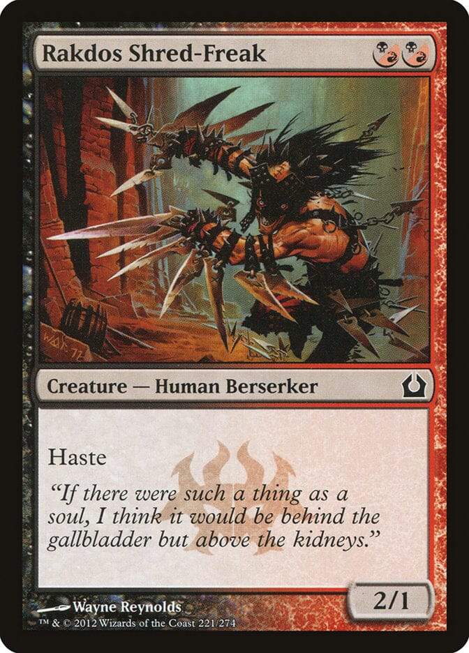 Rakdos Shred-Freak [Return to Ravnica] MTG Single Magic: The Gathering  | Multizone: Comics And Games