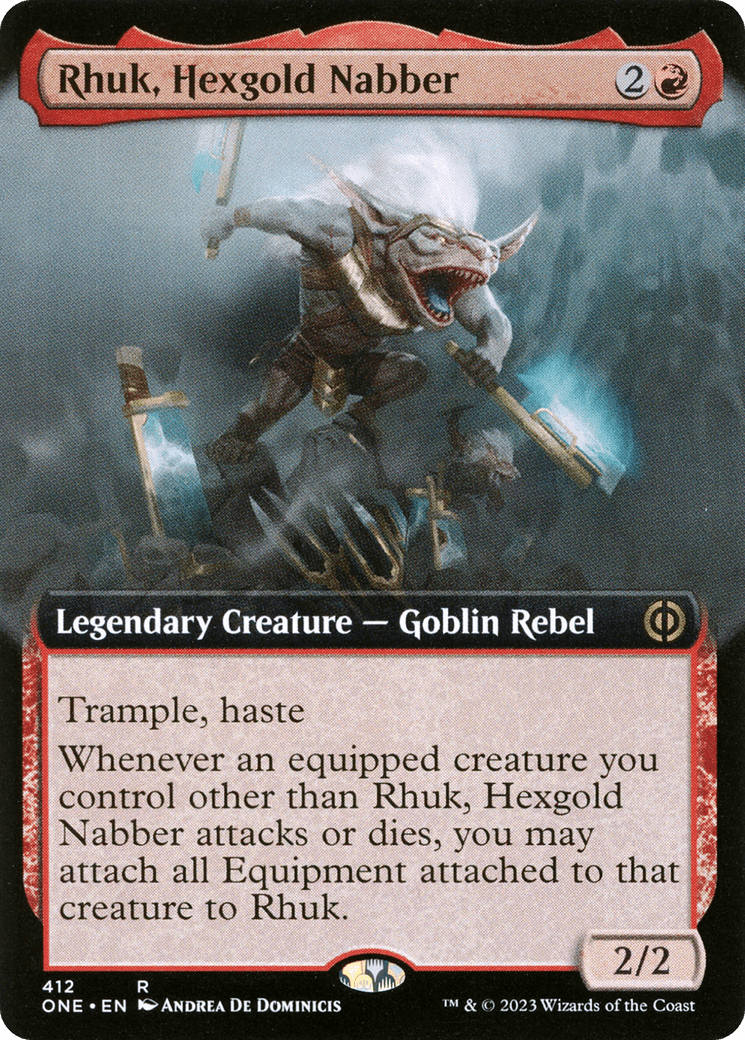 Rhuk, Hexgold Nabber (Extended Art) [Phyrexia: All Will Be One] MTG Single Magic: The Gathering  | Multizone: Comics And Games