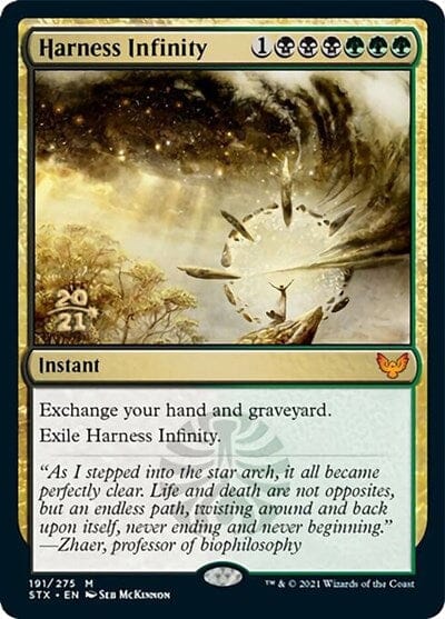 Harness Infinity [Strixhaven: School of Mages Prerelease Promos] MTG Single Magic: The Gathering  | Multizone: Comics And Games