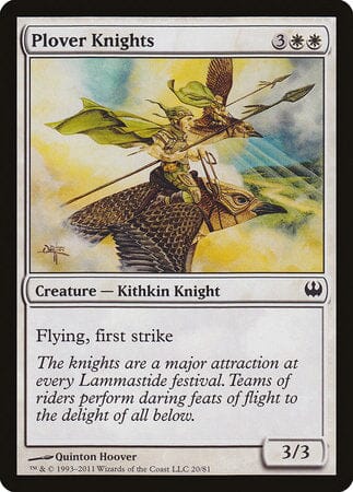 Plover Knights [Duel Decks: Knights vs. Dragons] MTG Single Magic: The Gathering  | Multizone: Comics And Games