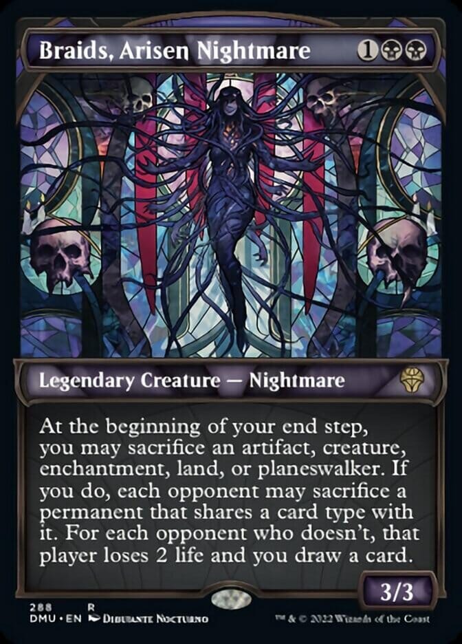 Braids, Arisen Nightmare (Showcase) [Dominaria United] MTG Single Magic: The Gathering  | Multizone: Comics And Games