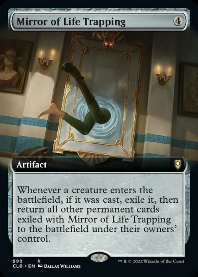 Mirror of Life Trapping (Extended Art) [Commander Legends: Battle for Baldur's Gate] MTG Single Magic: The Gathering  | Multizone: Comics And Games