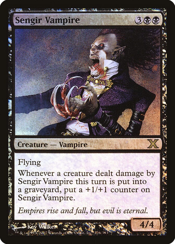 Sengir Vampire (Premium Foil) [Tenth Edition] MTG Single Magic: The Gathering  | Multizone: Comics And Games