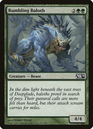 Rumbling Baloth [Magic 2014] MTG Single Magic: The Gathering  | Multizone: Comics And Games