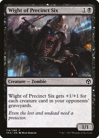 Wight of Precinct Six [Iconic Masters] MTG Single Magic: The Gathering  | Multizone: Comics And Games