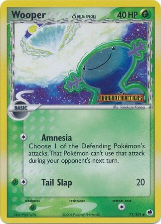 Wooper (71/101) (Delta Species) (Stamped) [EX: Dragon Frontiers] Pokemon Single Pokémon  | Multizone: Comics And Games