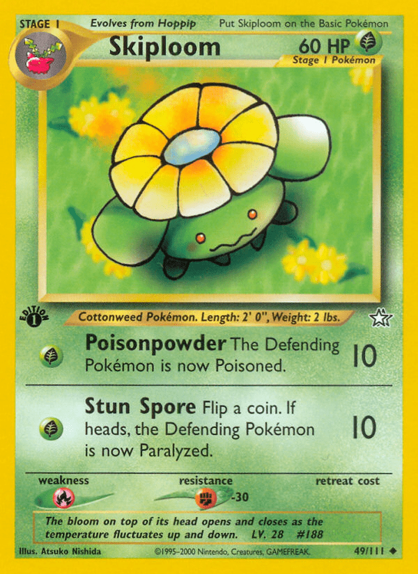 Skiploom (49/111) [Neo Genesis 1st Edition] Pokemon Single Pokémon  | Multizone: Comics And Games