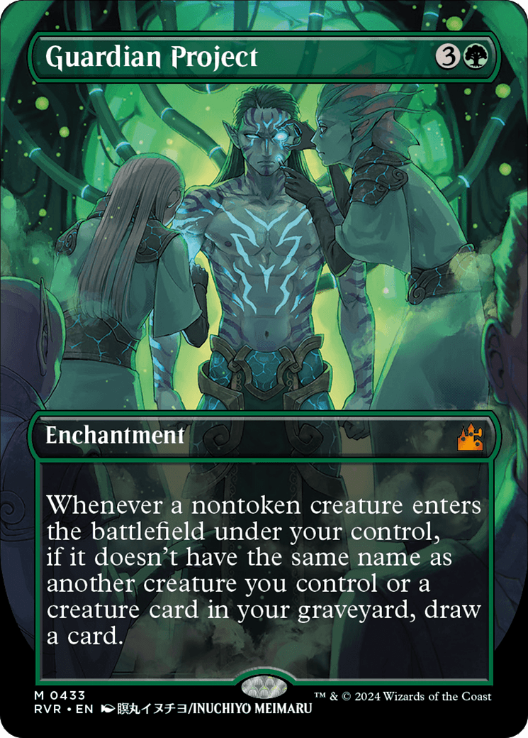Guardian Project (Anime Borderless) [Ravnica Remastered] MTG Single Magic: The Gathering  | Multizone: Comics And Games