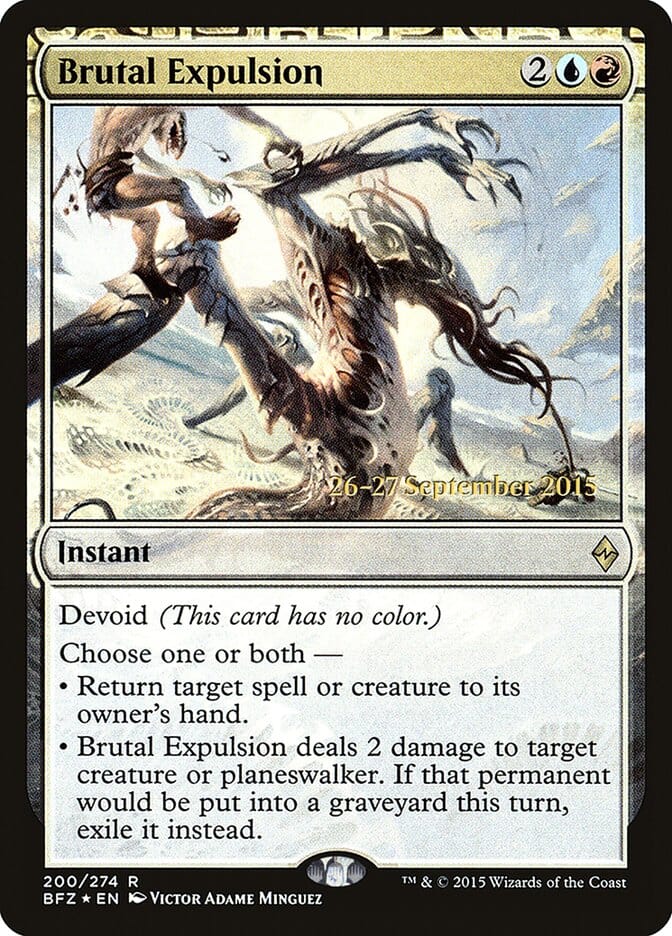 Brutal Expulsion [Battle for Zendikar Prerelease Promos] MTG Single Magic: The Gathering  | Multizone: Comics And Games